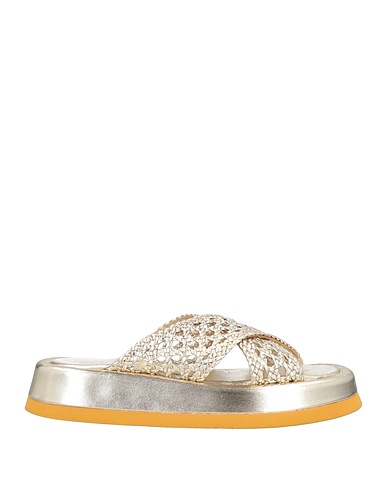 PAS DE ROUGE Sandals Platinum Leather