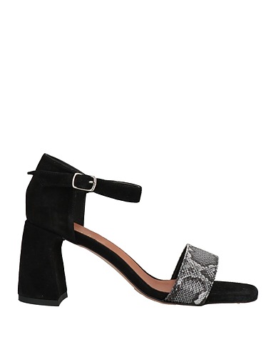 JIUDIT  Firenze Sandals Black Leather