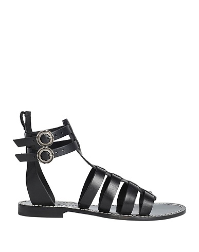 MAX&Co. Sandals Black Soft Leather