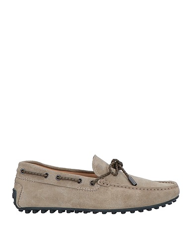 TOD'S Loafers Khaki Leather
