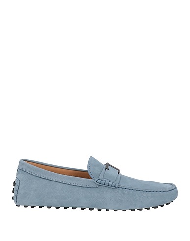 TOD'S Loafers Pastel blue Soft Leather