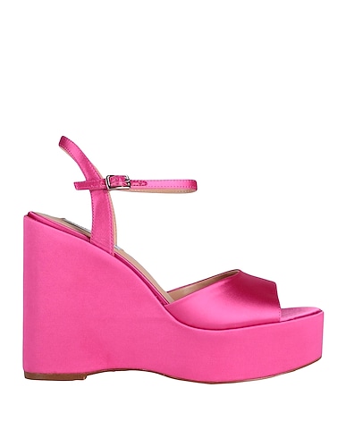 STEVE MADDEN Sandals Magenta Textile fibres