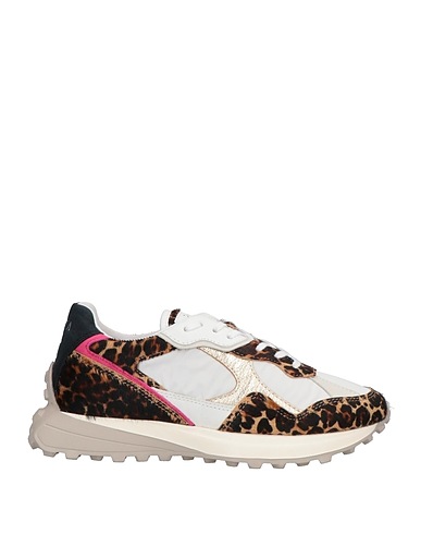D.A.T.E. Sneakers Weiß Leder, Gewebefasern