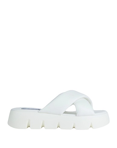 STEVE MADDEN サンダル ホワイト 紡績繊維