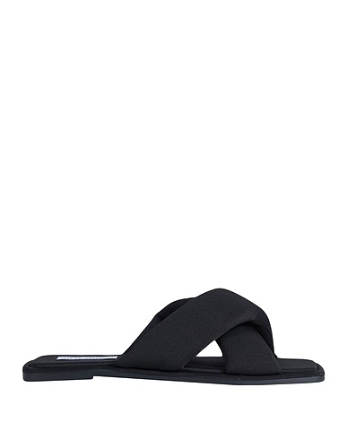 STEVE MADDEN Sandals Black Textile fibres