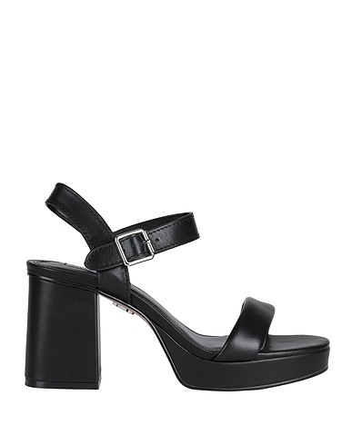 STEVE MADDEN Sandals Black Soft Leather