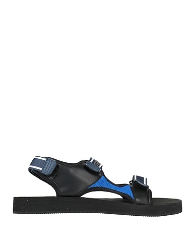 TRUSSARDI Sandals Black Other Fibres, Textile fibres