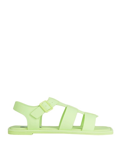STEVE MADDEN Sandals Lime green Synthetic fibers