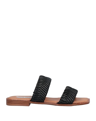 STEVE MADDEN Πέδιλο Μαύρο Ίνες υφασμάτων