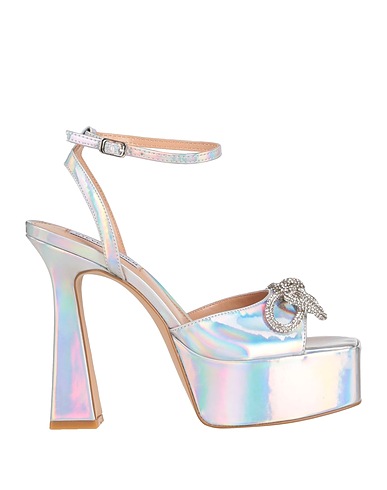 STEVE MADDEN Sandali Argento Fibre tessili
