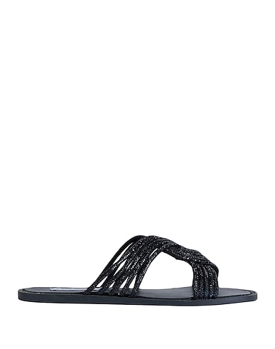 STEVE MADDEN Sandals Black Textile fibres