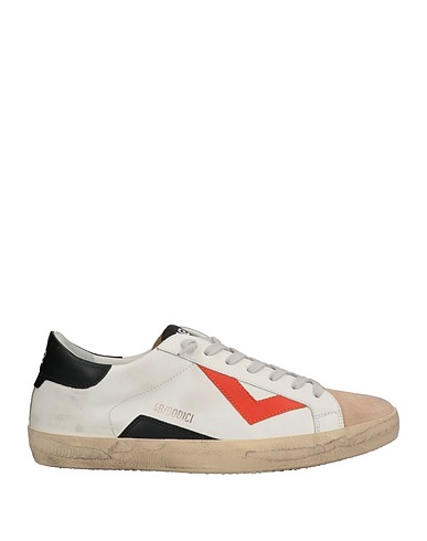 4B12 Sneakers Weiß Leder