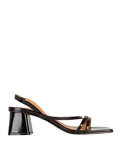 JONAK Sandals Black 100% Soft Leather