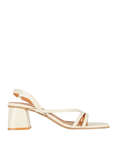 JONAK Sandals Ivory 100% Soft Leather