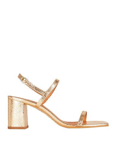 JONAK Sandals Gold 100% Soft Leather
