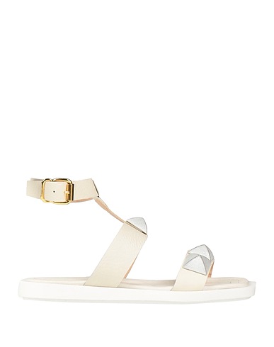JANET & JANET Sandals Off white Soft Leather
