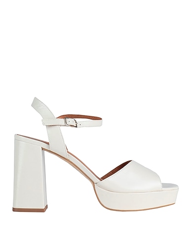 JONAK Sandals Ivory 100% Soft Leather