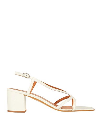 JONAK Sandals Ivory 100% Soft Leather