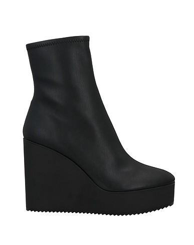 STEVE MADDEN ショートブーツ ブラック 合成繊維
