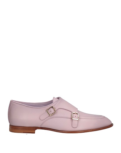SANTONI Loafers Lilac Leather