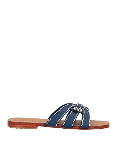 MYSTIQUE Sandals Navy Textile fibers