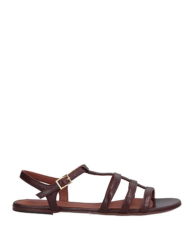 L' AUTRE CHOSE Sandals Dark brown Leather