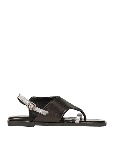 KEB Flip flops Black Leather