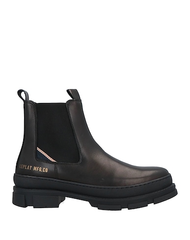 REPLAY Ankle boot Black Leather