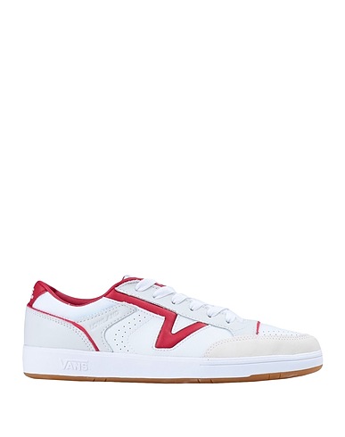 VANS Sneakers Lowland CC JMP R White Soft Leather, Textile fibres