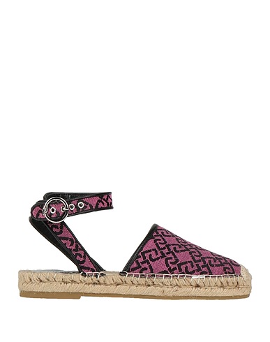 LIU •JO Espadrilles Mauve Soft Leather, Textile fibres