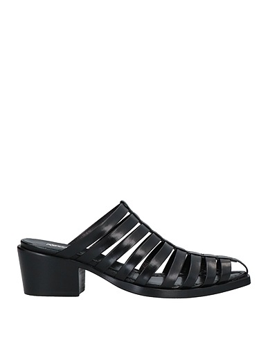 ROCCO P. Sandals Black Soft Leather