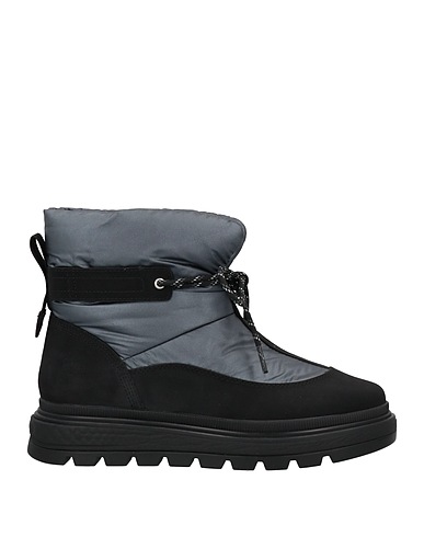 TIMBERLAND Ankle boot Black Leather, Textile fibres