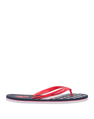 U.S.POLO ASSN. Flip flops Red Rubber
