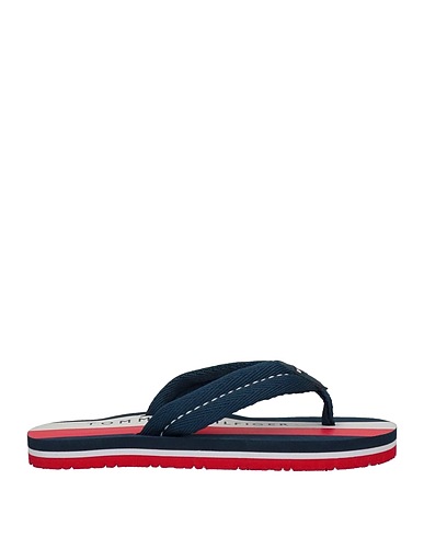 TOMMY HILFIGER Beach sandals  Blue Textile fibres