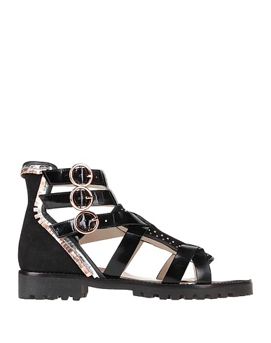 SOPHIA WEBSTER Sandals Black Soft Leather