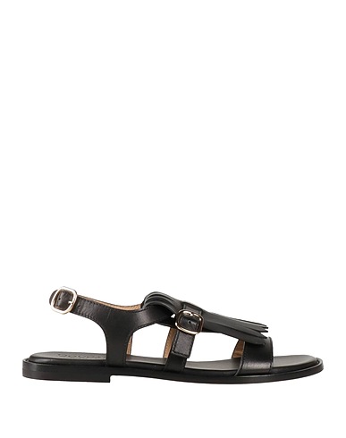 DOUCAL'S Sandals Black Leather
