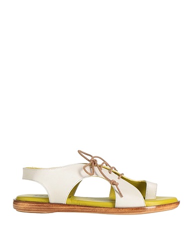 1725.A Flip flops White Leather