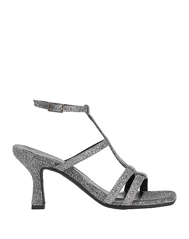 LORENZO MARI Sandals Silver Other Fibres