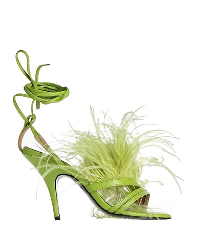 PATRIZIA PEPE Sandali Verde lime Pelle
