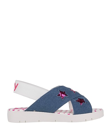 SHOPART Sandals Blue Textile fibres