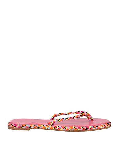 ANTOLINA Paris Flip flops Pink Textile fibres
