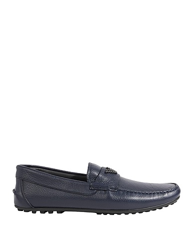 EMPORIO ARMANI Loafers Navy Soft Leather