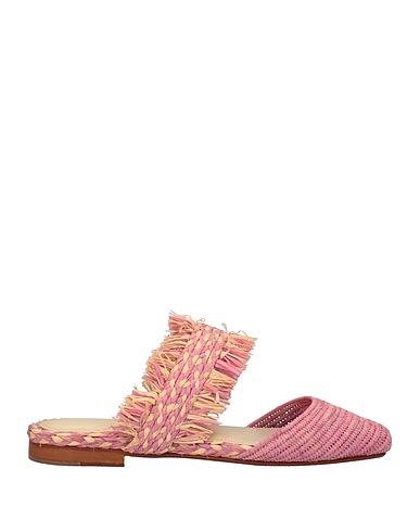 ZYNE Mules and clogs Antique rose Textile fibres