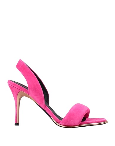FURLA Sandals Fuchsia 90% Ovine leather, 10% Polyurethane