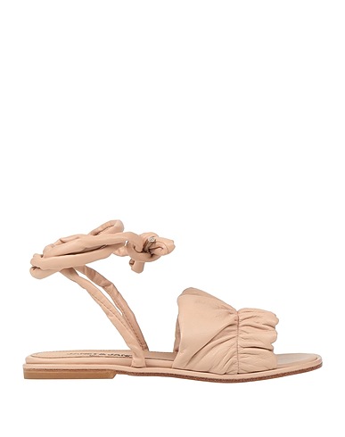 JANET & JANET Sandalen Hellrosa Leder