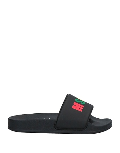 MSGM Beach sandals  Black Rubber