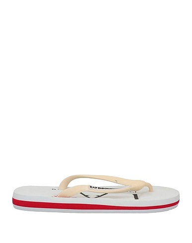 EA7 Flip flops White Other Fibres