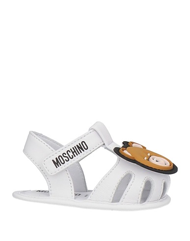 MOSCHINO BABY Newborn shoes White Soft Leather
