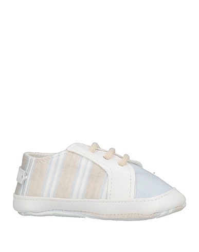 CARLO PIGNATELLI Newborn shoes Sky blue Textile fibres