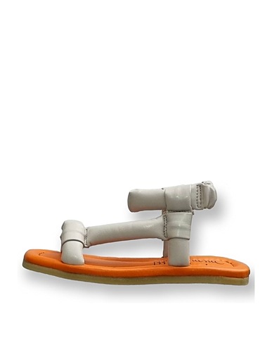MIMISOL Sandals Cream Soft Leather